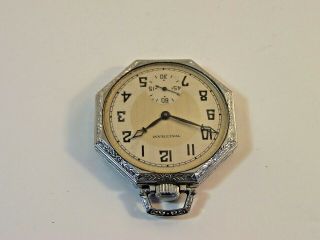 1933 Waltham 12s 7 Jewel No.  210 Octagon Case pocket watch 4