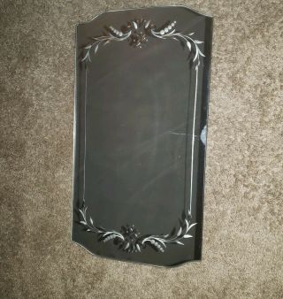 Rare Old Stock Vintage 1940 " S? American Beauty Rectangle Mirror / Etched