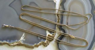 Antique Gold Filled 52″ Seed Pearl Slide Pocket Watch Chain Necklace