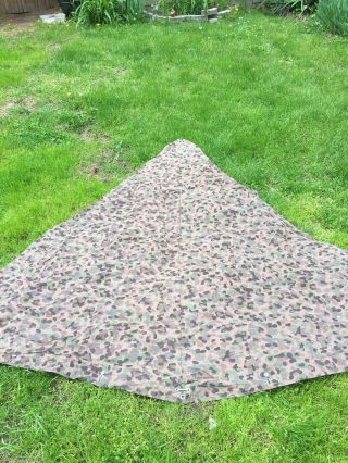 Vintage Austrian Zeltbahn Shelter Half Poncho