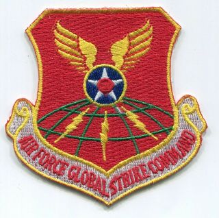 23rd Bomb Squadron Us Air Force Jacket Patch Af Global Strike Command Red Colors