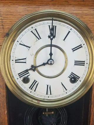 Gilbert Regal No.  78 Antique Kitchen Mantel Shelf Clock.  of repair. 2