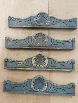 Set Of Four Victorian Pediment