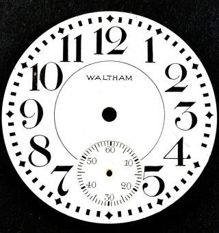 Most Waltham 16s Ss Blindman Blk Arabic Dial Vanguard Crescent St 645
