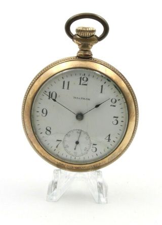 Antique Waltham Hand Wind Mechanical 1883 Pocket Watch Runs Nr 5650 - 1