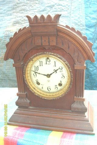 Mantel Clock Ansonia Striking Clock John Myrrs & Co Westminster London