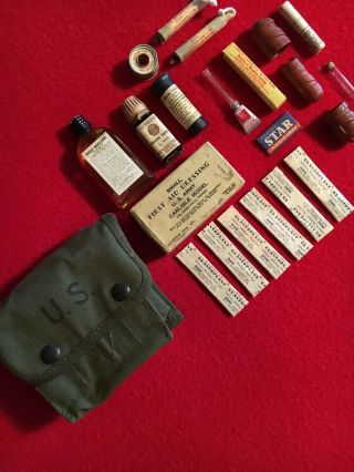 Ww2 Usmc Army Jungle First Aid Kit “avery 1945” Unissued