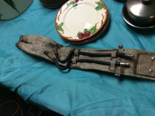 D - Day Type WWII U.  S.  Navy Inflatable Life Preserver Belt Firestone WW2 2