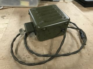 Crosley BC - 654 SCR - 284 WWII Jeep Radio Speaker LS - 7 3