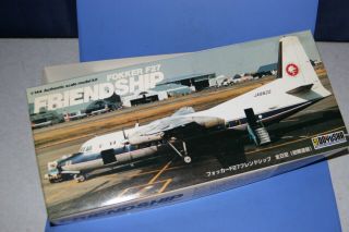 Doyusha Fokker F - 27 Friendship With Motor And ”in Assembly” 1/144 Japan