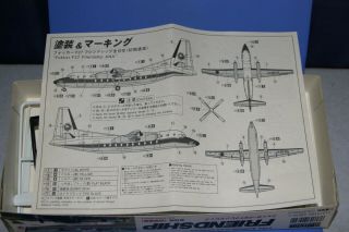 Doyusha Fokker F - 27 Friendship with Motor and ”In assembly” 1/144 JAPAN 8