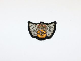 Royal Australian Corps Of Transport Air Dispatch Parachute Wing.  M/d.  Bullion.  A