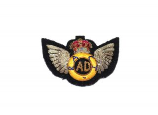 Royal Australian Corps Of Transport Air Dispatch Parachute Wing.  F/size.  Bullion