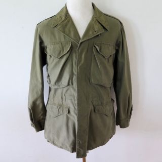 Vintage Ww2 Us Army M1943 M - 1943 Jacket Field Coat Size 34 L