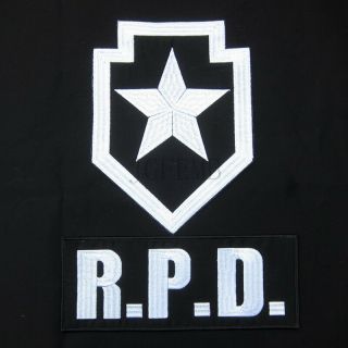 Resident Evil Umbrella R.  P.  D.  Star Big Back Of The Body Patch One Set