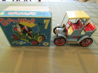 Vintage Made In Japan Tin Toy Car Oldtimers No.  7