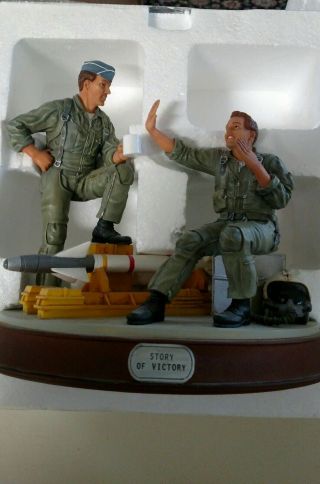 2000 Hasbro Story Of Victory Gi Joe Resin Figurine On Base