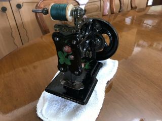 1861 Charles Chas Raymond Cast Iron Sewing Machine Very Rare 4
