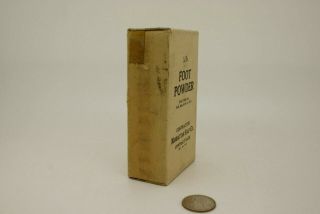 WW1 U.  S.  MILITARY / ARMY FOOT POWDER MANHATTAN SOAP CO.  - 1917 DATED 4