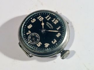 Antique Wwi Ingersoll " Midget " Trench Wristwatch All And Beauty As - Is