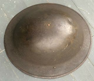 Ww1 Us Army Helmet Doughboy Brodie W/ Liner And Chinstrap