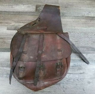 Wwi Us Calvary Army Saddle Bags 3 Strap