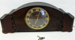 Antique Table Clock Mantel Clock German Clock Ankra