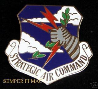Xl Strategic Air Command Sac Hat Pin Badge Us Air Force Veteran Offutt Sp Berets