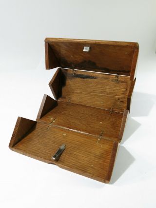Restored Antique Singer Sewing Machine Oak Puzzle Box — February 19,  1889