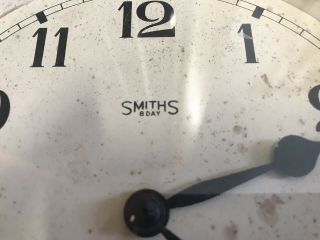 Vintage Bakelite Smiths 8 Day Wall Clock.  Office,  Industrial,  Station. 2