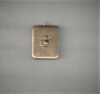 Rare Droop Wing Ega Wwi Usmc Marine Corps Gold Tone Locket With Photos