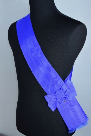 Military Decoration/award/recognition Sash/ribbon Sapphire Blue