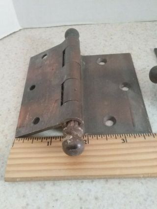 Vintage Set of 2 Door Hinges. 2