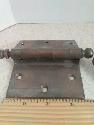 Vintage Set of 2 Door Hinges. 4