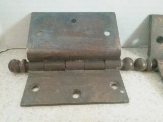 Vintage Set of 2 Door Hinges. 5