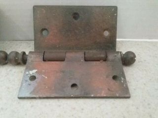 Vintage Set of 2 Door Hinges. 6