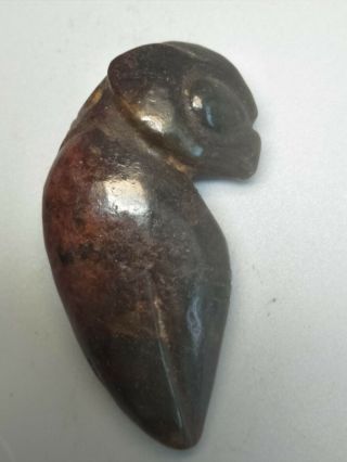 Hongshan Culture Magnetic Jade Stone Carved Bird Pendant M162