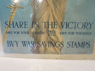 Vintage WWI Share In The Victory Poster Lithograph By Haskel Coffin 3