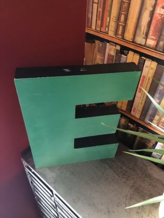 STARBUCKS COFFEE LETTER ' E ' Shop Sign Metal 3D letter - last one 4