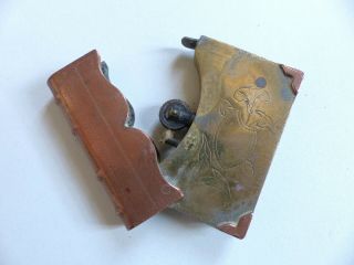 Antique French Wwi Book Trench Art Pocket Lighter (n12)