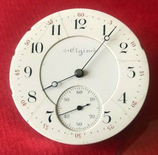 Rare Vintage Elgin National Watch Co.  17 Jewels U.  S.  A Made,  Pocket Watch Movement