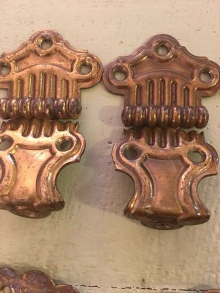 Vintage Asian Inspired Hinges,  Trunk Hook& Handles & Heavy Door/Drawer Pulls 2