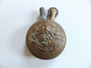 Rare Antique French Wwi Trench Art Pocket Lighter (n1)