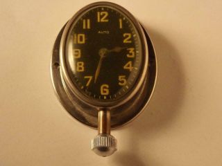 Vintage Haven Automobile (" Auto ") Header Clock - 1920 
