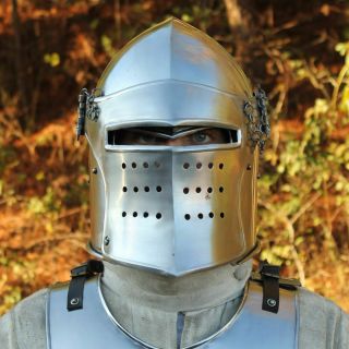 Medieval Barbuta Helmet Knights Templar Crusader Armour Helmet Medieval Sca Gift