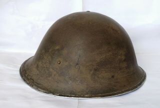 British UK MK III helmet 1945 dated,  size 7 3/4 complete Sandy finishVERY RARE 2