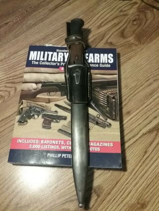 Wwii German K98 Mauser Combat Knife With Scabbard And Frog Maker P.  Weyersberg