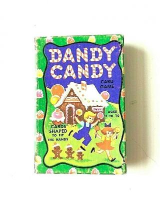 Vintage Dandy Candy Warren Card Game Htf Mid Century Modern Illustrated