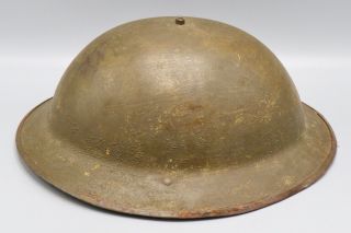 US WWI / WWII M1917A Kelly Transitional Helmet with Leather Liner 3