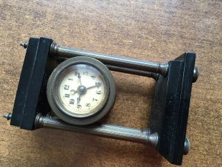 Rare Antique German Clock.  Made By D.  R.  P.  & G.  M.  Look